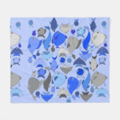 Couverture Polaire Petit Poisson Argenté (Devant (Horizontal))