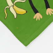 Couverture Polaire Petit Singe-Enfant mignon (Coin)