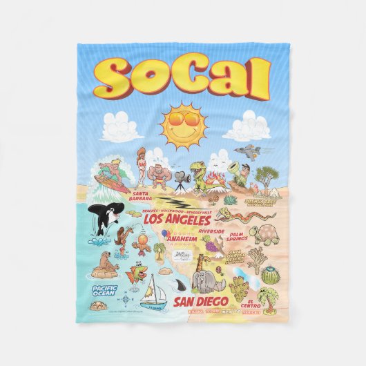 Couverture Polaire Petit SoCal (Devant)