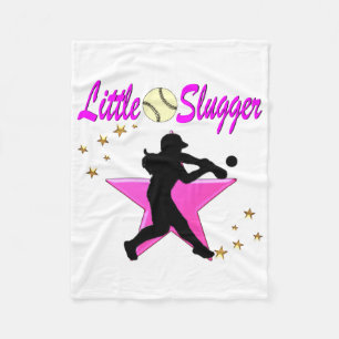 COUVERTURE POLAIRE PETIT SOFTBALL ROSE STAR PETIT ÉTOILE