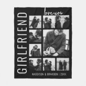 Couverture Polaire Petite amie | Vous aimez | Collage de photos (Devant)