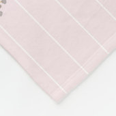 Couverture Polaire Petite-fille 1er anniversaire PHOTO POEM NOM & Dat (Coin)