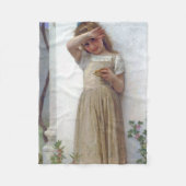 Couverture Polaire Petite fille, Bouguereau (Devant)