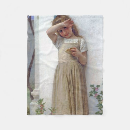 Couverture Polaire Petite fille, Bouguereau (Devant)