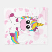 Couverture Polaire Petite licorne (Devant (Horizontal))