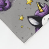 Couverture Polaire Petite Licorne (Coin)