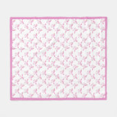 Couverture Polaire petite licorne mignonne (Devant (Horizontal))