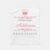 Couverture Polaire Petite princesse Fleece Blanket (Devant)