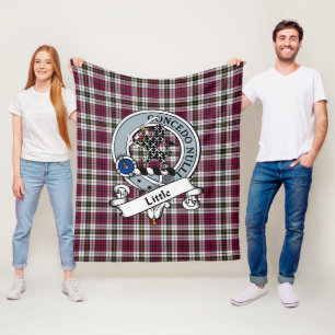 Couverture Polaire Petite robe Clan Badge Tartan Plaid