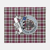 Couverture Polaire Petite robe Clan Badge Tartan Plaid (Devant (Horizontal))