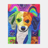 Couverture Polaire Petite surface Beagle comme design (Devant)