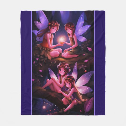 Couverture Polaire Petites Filles (Devant)