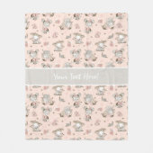 Couverture Polaire Petites Filles Lisant Des Livres Idées Cadeaux (Devant)