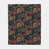 Couverture Polaire Petites fleurs mignonnes sans couture motif floral (Devant)