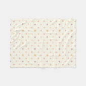 Couverture Polaire Petites Fleurs Pastel (Devant (Horizontal))