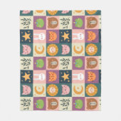 Couverture Polaire Petits Animaux Patchwork Enfants (Devant)