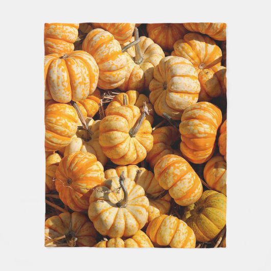 Couverture Polaire petits citrouilles dans la pile (Devant)