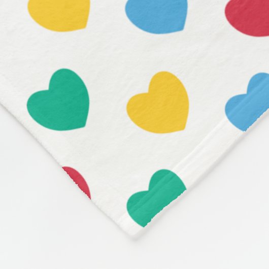 Couverture Polaire Petits Coeurs | LH-04 | (Coin)