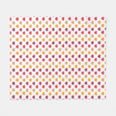 Couverture Polaire Petits Coeurs | LH-05 | (Devant (Horizontal))