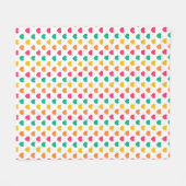 Couverture Polaire Petits Coeurs | LH-06 | (Devant (Horizontal))