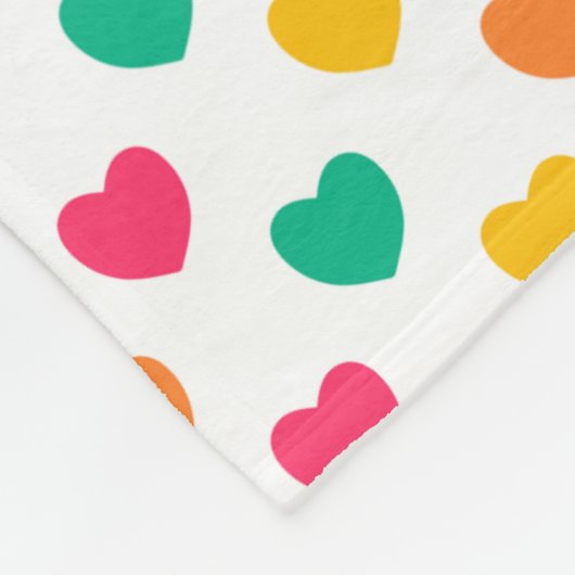 Couverture Polaire Petits Coeurs | LH-06 | (Coin)