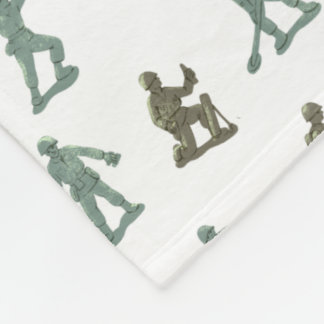 Couverture Polaire Petits enfants rétro-soldats de l'Armée de terre e