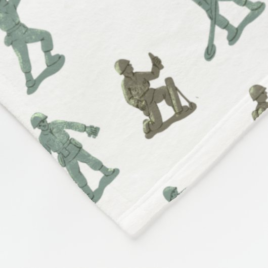 Couverture Polaire Petits enfants rétro-soldats de l'Armée de terre e (Coin)