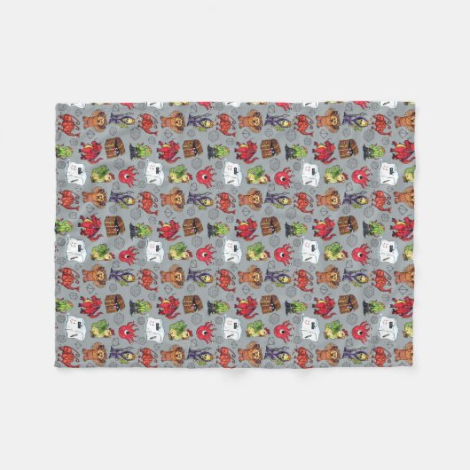 Couverture Polaire Petits monstres (Devant (Horizontal))