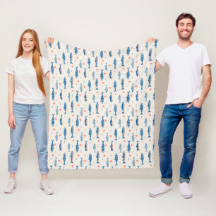 Couverture Polaire Petits poissons