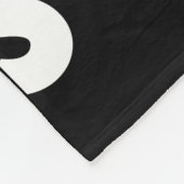 Couverture Polaire Pétroglyphe de pêcheur Sasquatch (Coin)