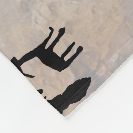 Couverture Polaire Petroglyphes de Rock Papier (Coin)