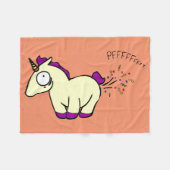 Couverture Polaire Pets de licorne (Devant (Horizontal))