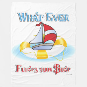 Couverture Polaire Peu importe ce qui flotte votre bateau