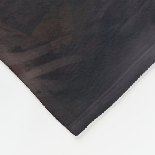 Couverture Polaire Peur d'Halloween Bulldog (Coin)