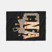 Couverture Polaire Peut Chute Plaid Leopard Bow Stethoscope (Devant (Horizontal))