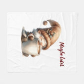 Couverture Polaire Peut-être plus tard Gnome Boire du café (Devant (Horizontal))