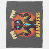 Couverture Polaire Pew Pew Madafakas Chat noir (Devant)