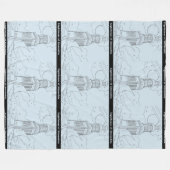 Couverture Polaire Phare d'Alexandrie Blanket (Transparent) (Devant (Horizontal))