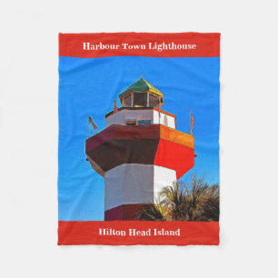 Couverture Polaire Phare de Red Trimd Hilton Head Harbour Town