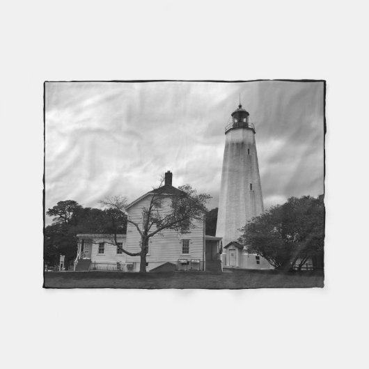Couverture Polaire Phare de Sandy Hook (Devant (Horizontal))