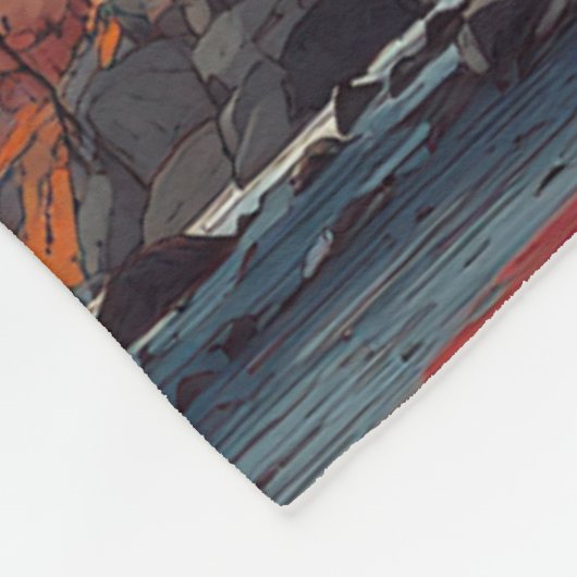 Couverture Polaire Phare en automne (Coin)