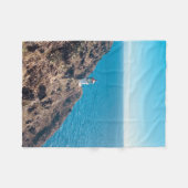 Couverture Polaire phare sur la falaise bleu océan Hawaii (Devant (Horizontal))