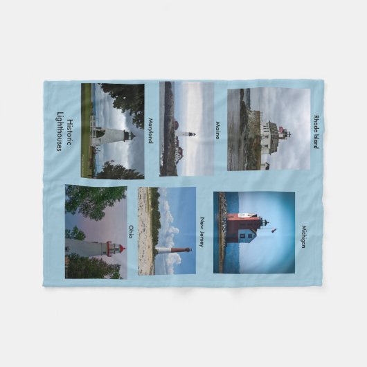 Couverture Polaire Phares historiques (Devant (Horizontal))