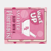 Couverture Polaire PHARMACISTE RÉVEILLER pharmacie pilules de technol (Devant (Horizontal))
