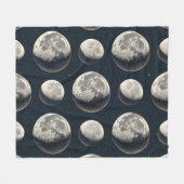 Couverture Polaire Phase Lunaire Céleste (2) (Devant (Horizontal))