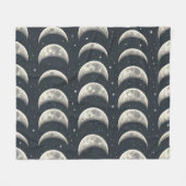 Couverture Polaire Phase Lunaire Céleste (3) (Devant (Horizontal))