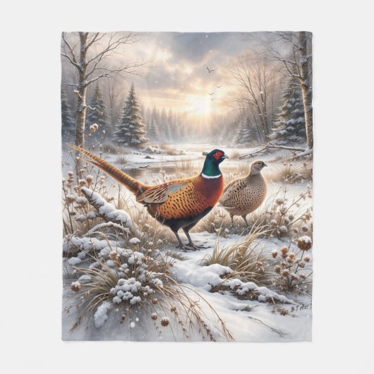 Couverture Polaire Pheasant  (Devant)