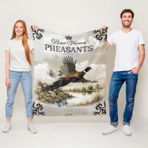 Couverture Polaire Phéasants, Chasse royale