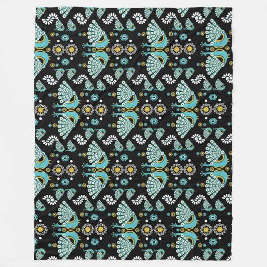 Couverture Polaire Pheasers Peacock Art (Devant)
