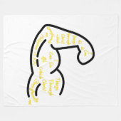 Couverture Polaire Philippiens 4:13 KJV Bible Verse (Devant (Horizontal))